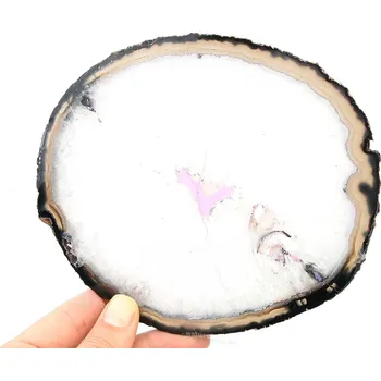 Přírodní kámen Dekorační plátek z achátu 222g