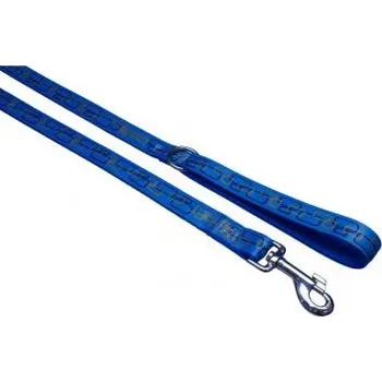 Vodítko pro psa BafPet Vodítko popruh OBDÉLNÍČKY modré 120 cm/10 mm