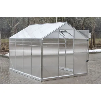 Skleník Skleník Gampre SANUS L-15, rozměry 2,2 x 6,4 m (Dodání v sezóně se může protáhnout na 3-4 týdny<br> <b>Záruka 10 let na polykarbonát!<br> Záruka 15 let na konstrukci!</b>)