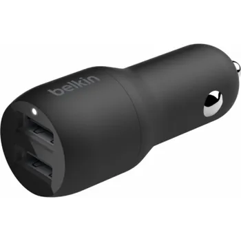 Belkin USB-A autonabijecka, 24W cerna CCB001btBK