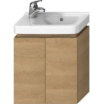 Koupelnový nábytek Jika Cubito Pure Skříňka s umývátkem 45 cm pravá dub