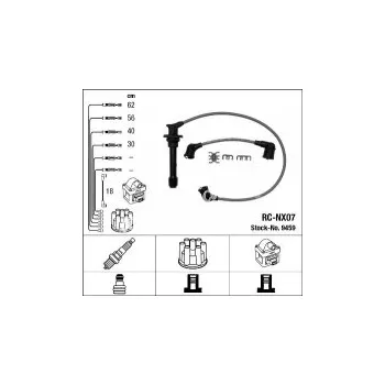 Zapalovací kabel Sada kabelů pro zapalování NGK RC-NX07 - NISSAN