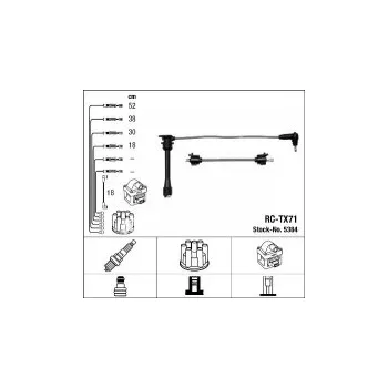 Zapalovací kabel Sada kabelů pro zapalování NGK RC-TX71 - TOYOTA