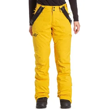 Snowboardové kalhoty Meatfly dámské SNB & SKI kalhoty Foxy Premium Yellow | Žlutá | Velikost S