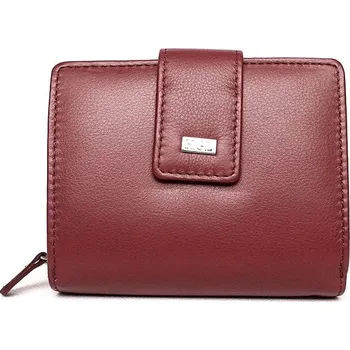 Peněženka Dámská tříoddílová kožená peněženka HGL no. 7559 + RFID vínová | KabelkyproVas.cz