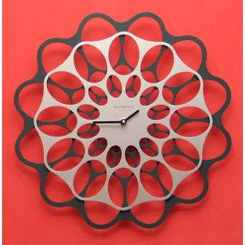 Hodiny Designové hodiny Diamantini&Domeniconi antracit/aluminium 40cm