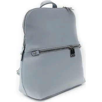 Městský batoh Světle modrý zipový dámský batoh Xandy