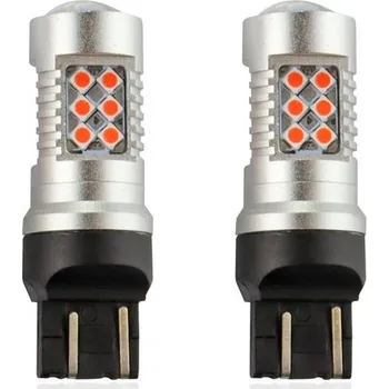 Autodoplněk Amio CAN-BUS žárovky T20 WR21/5W (7443) 24 SMD LED červené, , 2 ks