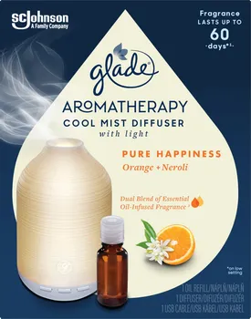 Aroma difuzér Glade Aromatherapy Cool Mister Diffuser Pure Happiness 17,4 ml