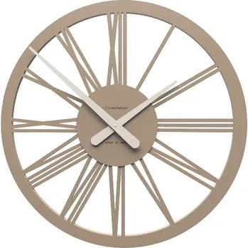 Hodiny Designové hodiny 10-114 CalleaDesign 45cm (více barevných variant) Barva caffe latte-14 - RAL1019
