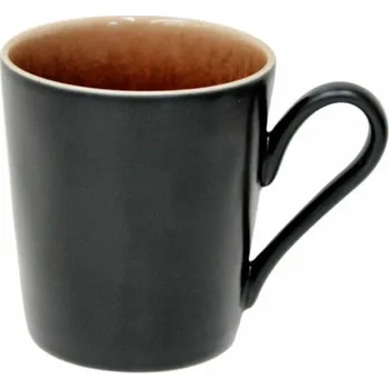 Černo-oranžový hrnek Riviera, 0,36 l, COSTA NOVA, sada 6 ks