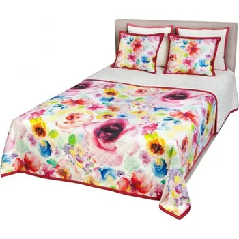Přehoz na lůžko Přehoz KVĚTY color - 140 x 200 cm