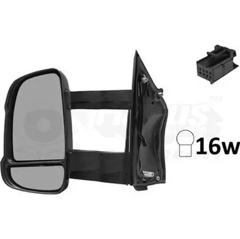 Auto zrcátko Vnější zpětné zrcátko VAN WEZEL 1651827