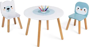 Dětský pokoj Janod Dětský dřevěný stoleček se židličkami
