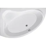 Aqualine Vana 150x90 cm, levá - bílá G1590