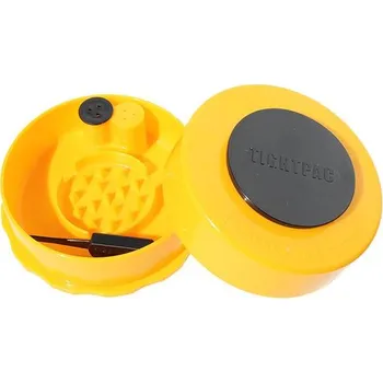 Dóza na potraviny TightVac GrinderVac 60ml, vzduchotěsná dóza s drtičkou Barva: Žlutá