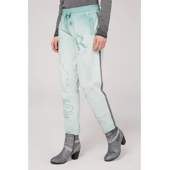 Pánská móda Soccx TEPLÁKY SP2109-1321-21 L, Tyrkysová