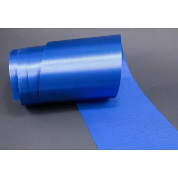 Stuha Luxusní saténová stuha - královská modrá - šíře 10 cm