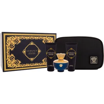 Versace Dylan Blue Pour Femme EDP, 100 ml + tělové mléko 100 ml + sprchový gel 100 ml + taštička