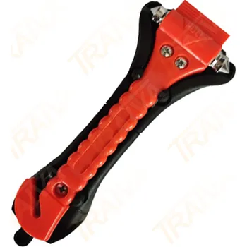 autokoberec TRAIVA NOUZOVÉ BEZPEČNOSTNÍ KLADÍVKO S ŘEZAČKOU BEZPEČNOSTNÍCH PÁSŮ AH90