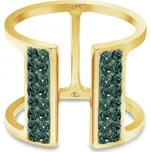 Prsten zelený se Swarovski Elements Radiance PGFMP2EM Emerald 52 - 54 (S/M)