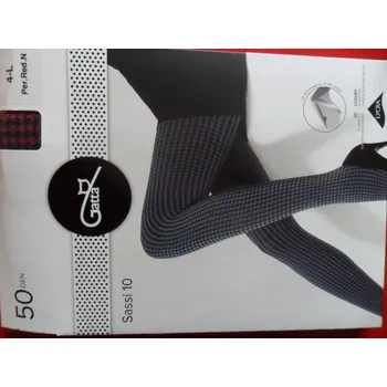 Dámské punčochy Gatta Sassi 10 50 den Punčochové kalhoty persian red-nero