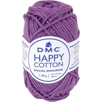 Příze Příze HAPPY COTTON 20g, fialová - odstín 756