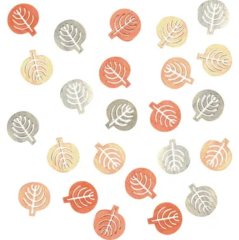 Dřevěné listy přírodní barvy 2 cm, 24 ks 4000