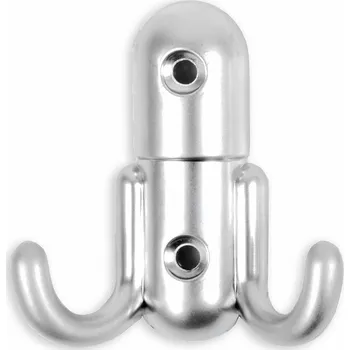 Věšák Věšák dvojháček 2108 - chrom