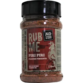 Koření BBQ koření Rub Me Piri Piri 220g Angus&Oink