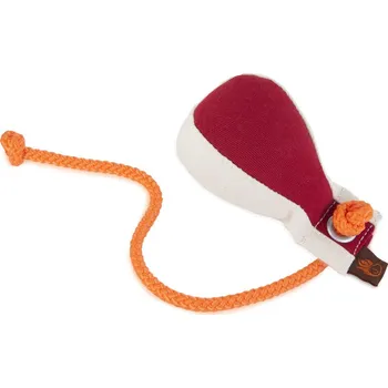 tréninková pomůcka pro psa Firedog Dummyball marking 150 g vínový / bílý