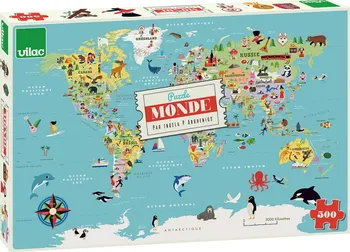 Puzzle Vilac Mapa světa 500 dílků