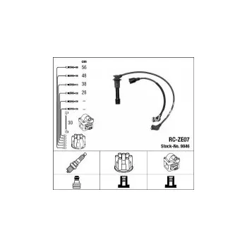 Zapalovací kabel Sada kabelů pro zapalování NGK RC-ZE07 - MAZDA
