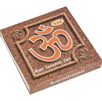 Vonná tyčinka SANU BABU Set vonných tyčinek a františků Karamyogi OM