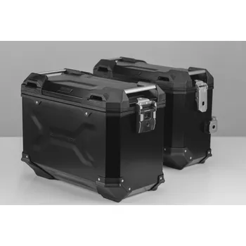 Zavazadlo na motocykl SW Motech Sada bočních kufrů a držáku TraX Adventure 37/45 černá BMW F 800/700/650 GS 08-17