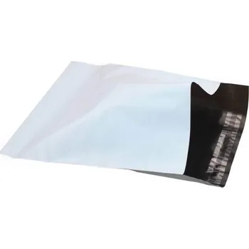 Obálka Obálka plastová 400 x 500 mm, bílá, 100 ks