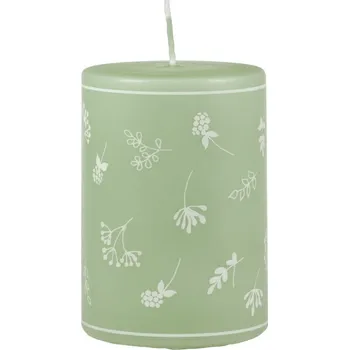 Svíčka Zelená svíčka Unipar Fleur, doba hoření 30 h ID_1390851