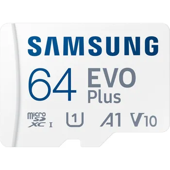 Samsung MicroSDXC 64 GB Class 10 + SD…