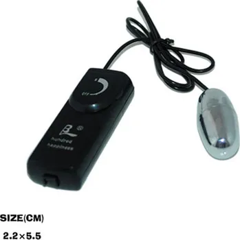 VIBRA EGG - Stříbrné vibrační vajíčko