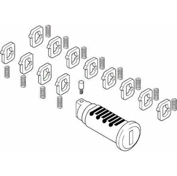 Zavazadlo na motocykl Vložka zámku Alu kufry BMW R1200GS 13- R1250GS F850GS