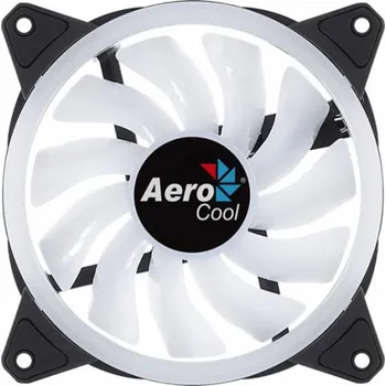 PC ventilátor Aerocool Duo 12 ARGB 6-pin Computer case Fan 12 cm Black