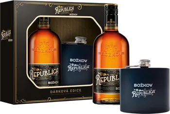 Rum Božkov Republica Exclusive 8y 38 % 0,5 l + placatka