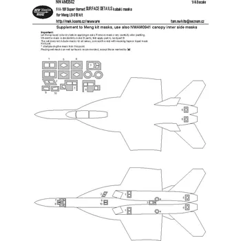 Plastikový model 1/48 Mask F/A-18F Super Hornet SURFACE DETAILS