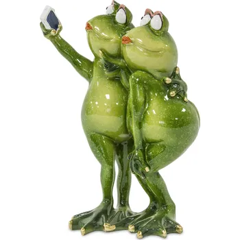 Keramická žabka - Selfie