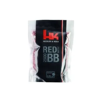 Airsoftová zbraň Kuličky BB 6mm 0,20g 2500 ks červené Heckler&Koch
