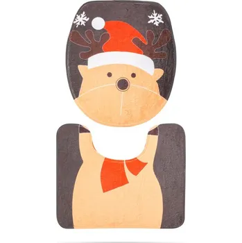 Vánoční dekorace Family Christmas Vánoční dekorace na WC sedátko - sob