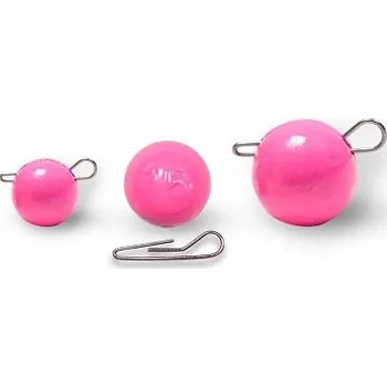 Rybářský háček 5ks - Olověná Zátěž Dnipro Lead Čeburaška Pink Luminescent Hmotnost 16gr