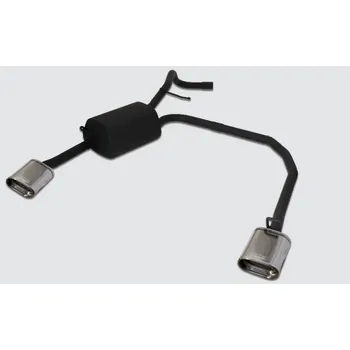 Výfukový systém ULTER SPORT Sportovní výfuk ŠKODA Fabia I 2000-2006,2x duplex koncovka oválná 145×75mm Vyberte motor: 1,4 44kW SEDAN