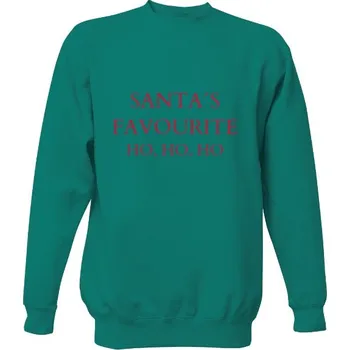 Pánská mikina Mikina bez kapuce Unisex s potiskem Santa´s favourite HO 3 pánské