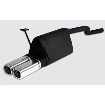 Výfukový systém ULTER SPORT Sportovní výfuk FIAT Punto II 1999-2005, 2x koncovka obdélníková 80×65mm Vyberte motor: 1,2i 16V 59kW STANDARD